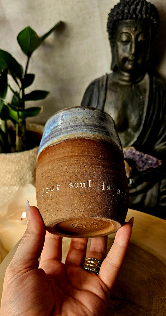 Atemberaubender ,,your soul is art" Becher✨️
