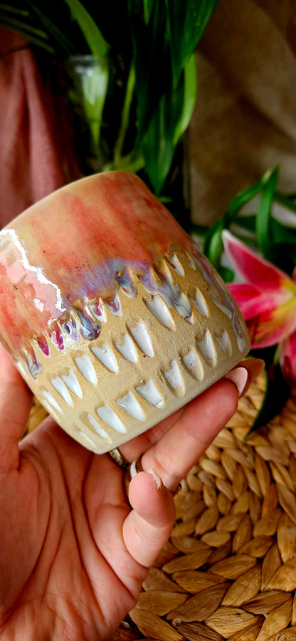 Traumhafter Becher mit einzigartiger Glasur🫶🌷🫣